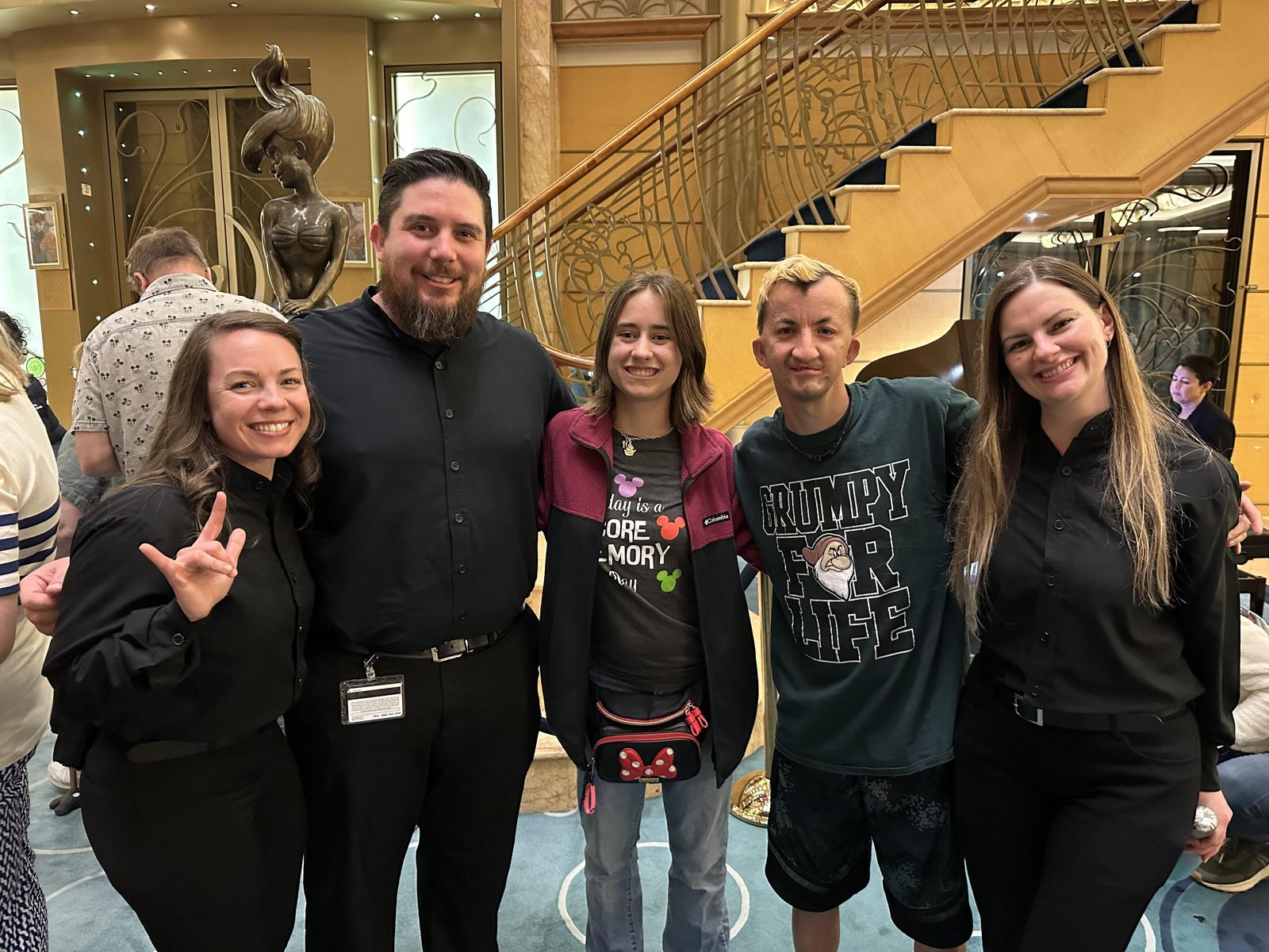Stephanie, Alex, Lisa, Marco and Erika