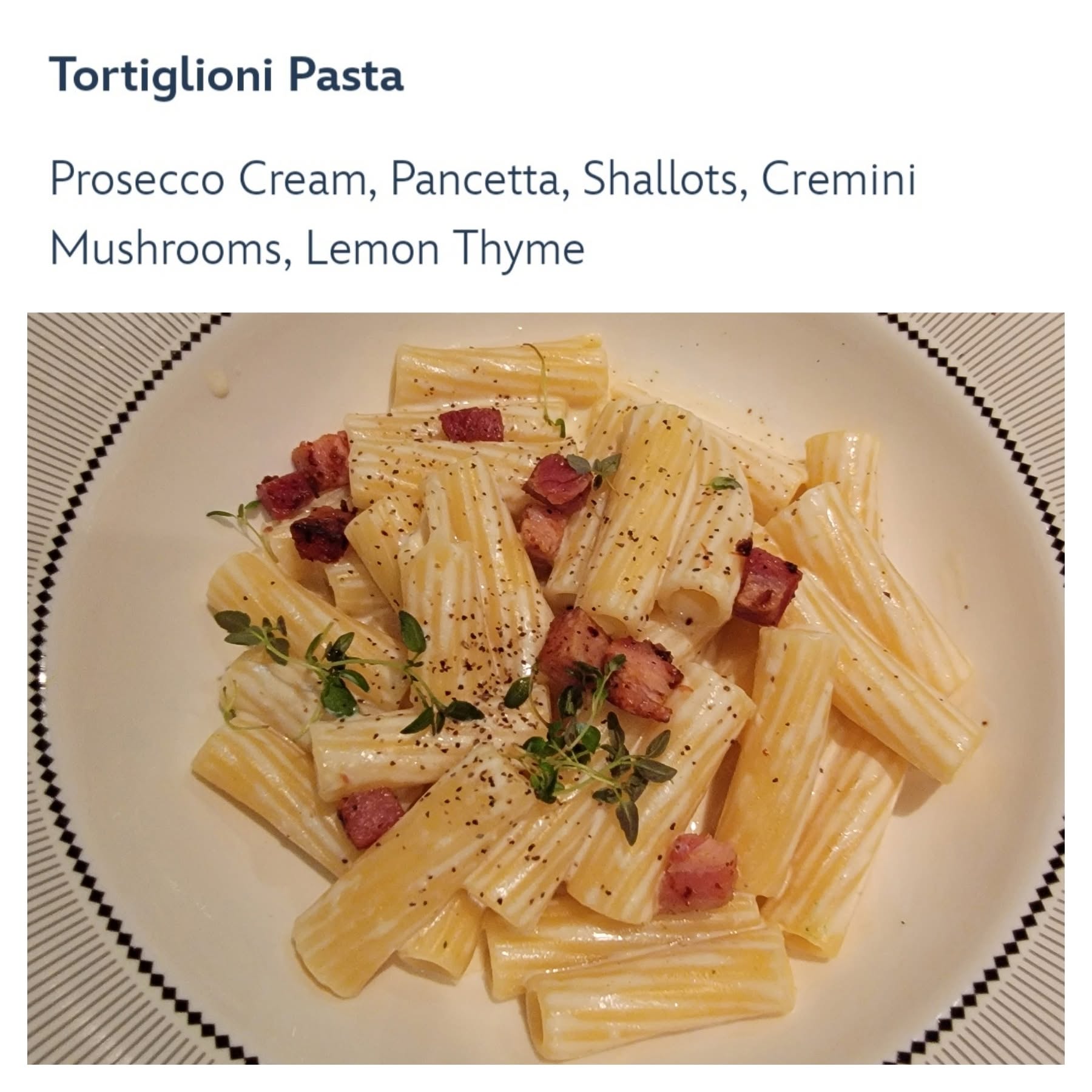 Tortiglioni pasta at 1923