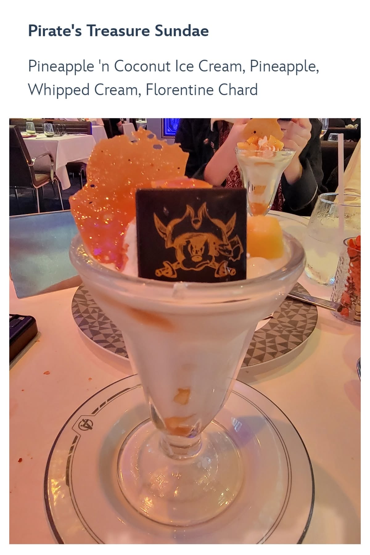 Pirate's Treasure Sundae on Pirate Night