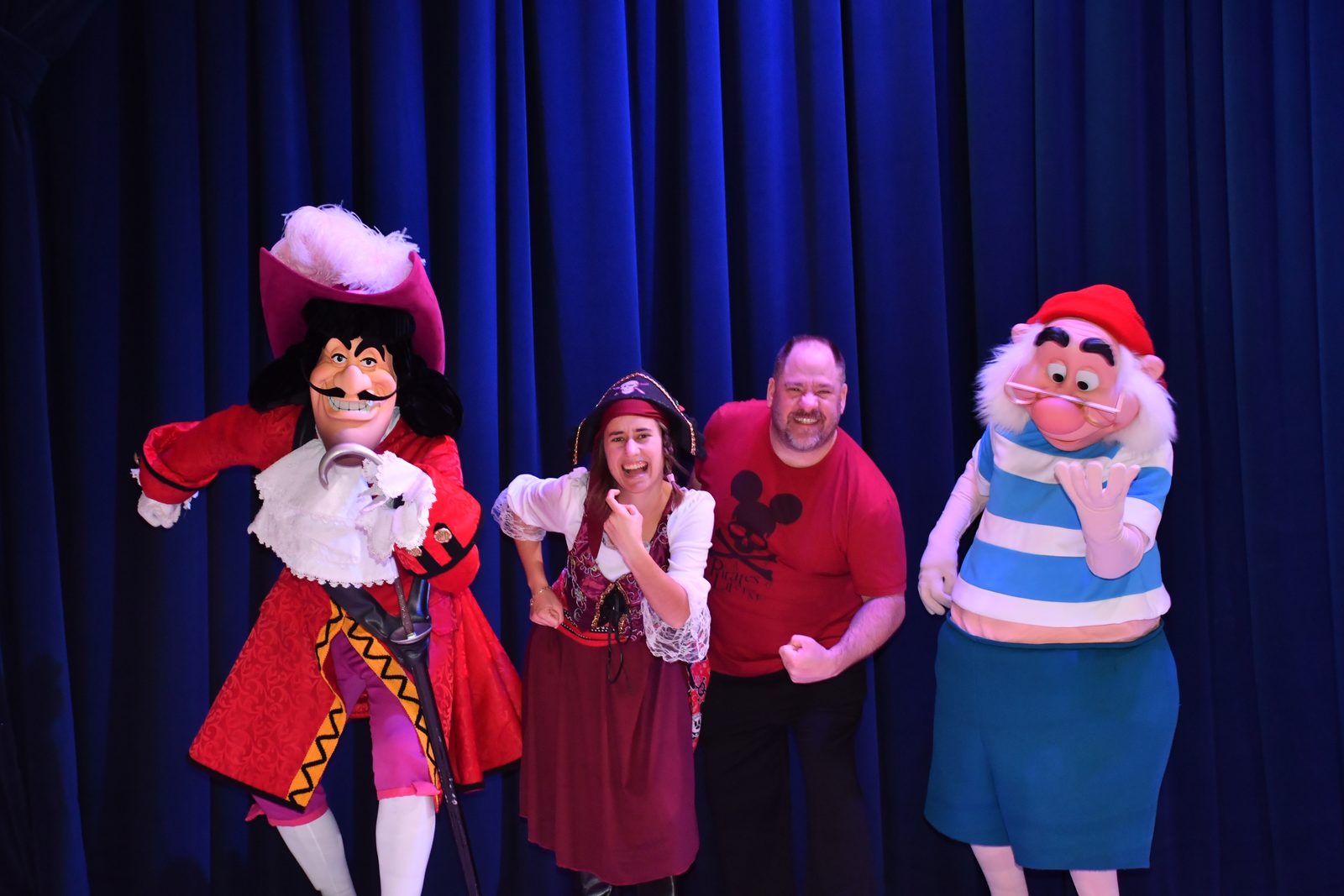 Meeting Captain Hook and Mr. Smee