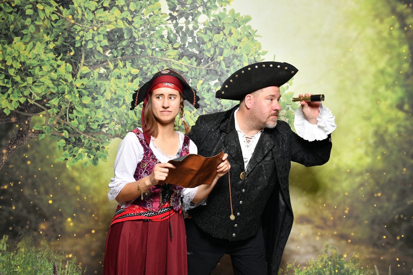 Lisa and Michael for our pirate night portrait