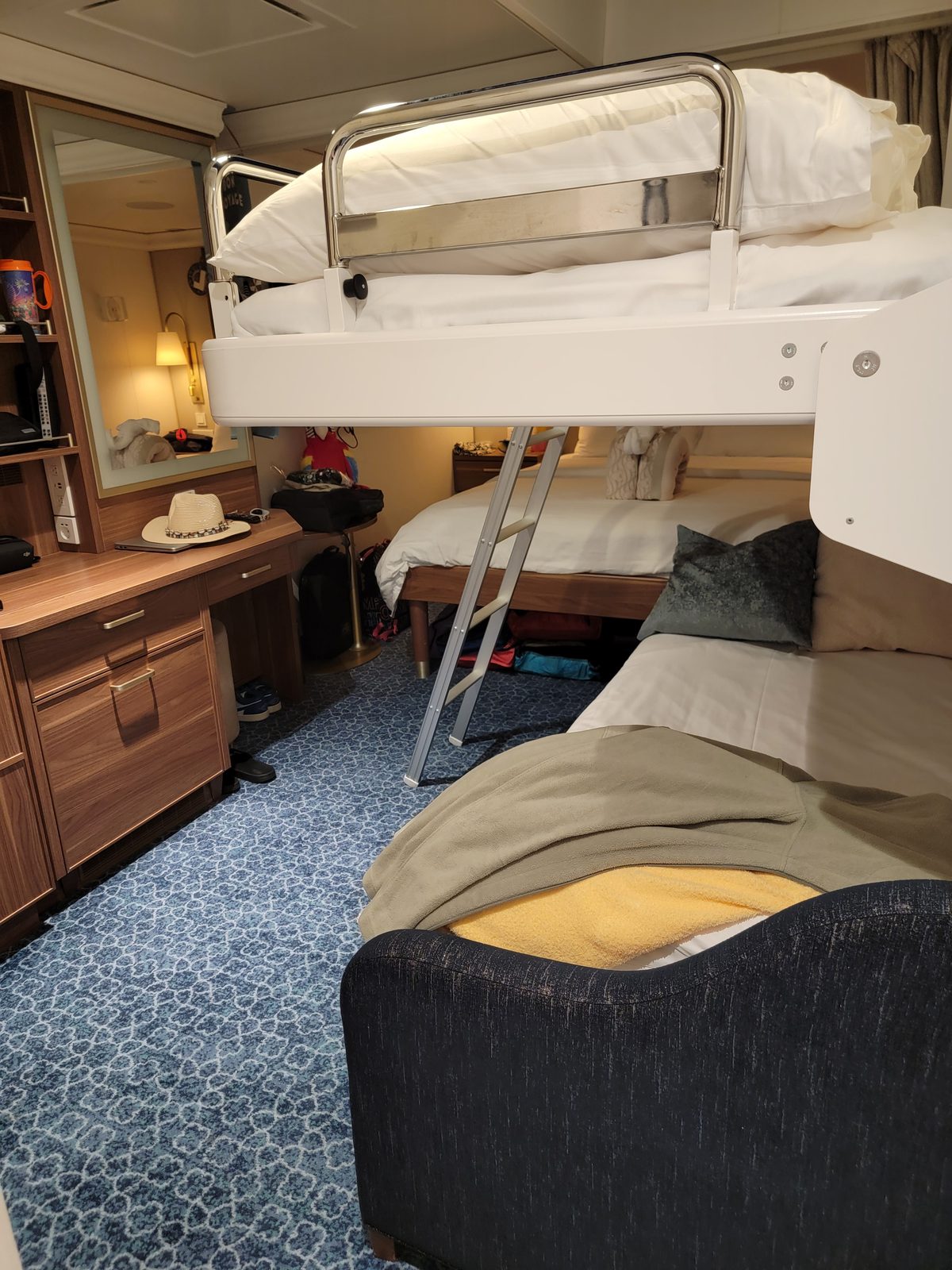 Our inside stateroom on the Disney Wish