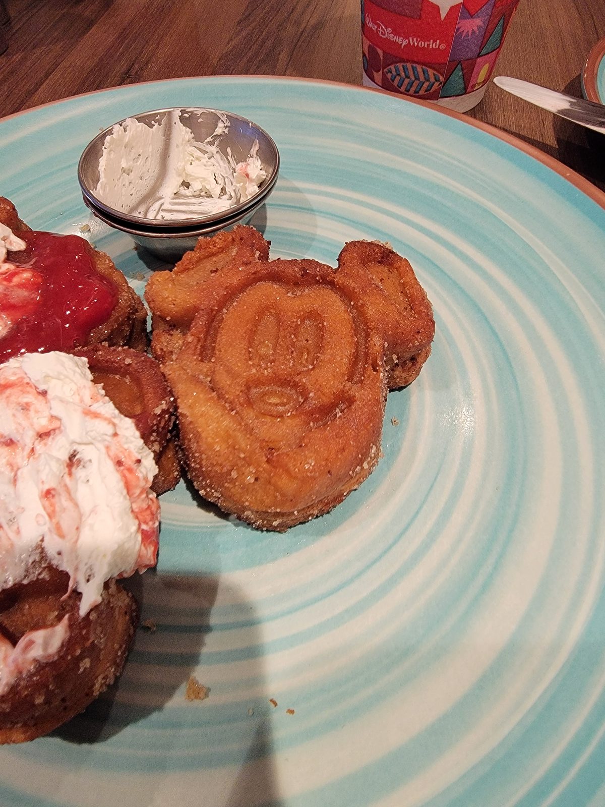 Churro Mickey waffle at Marceline Market