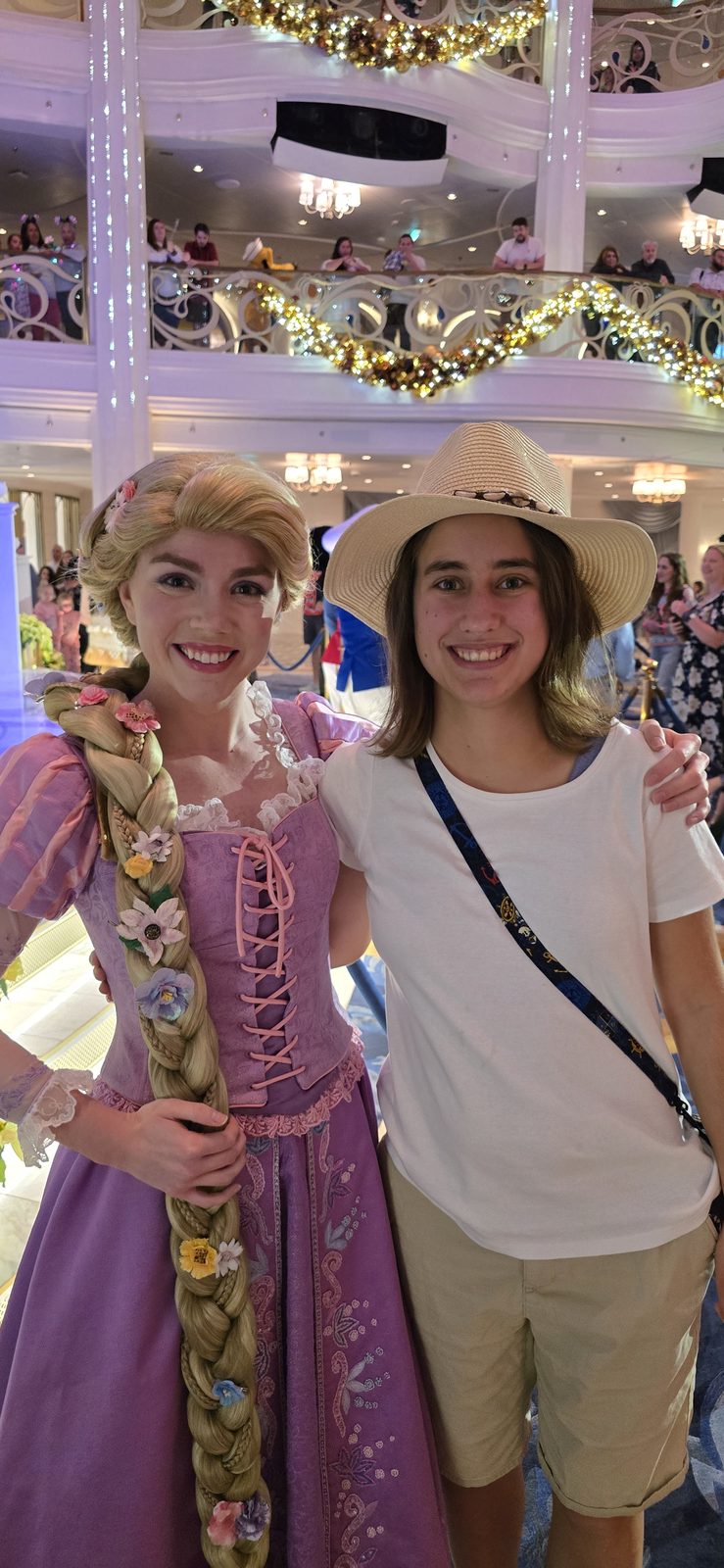 Lisa meets Rapunzel that evening