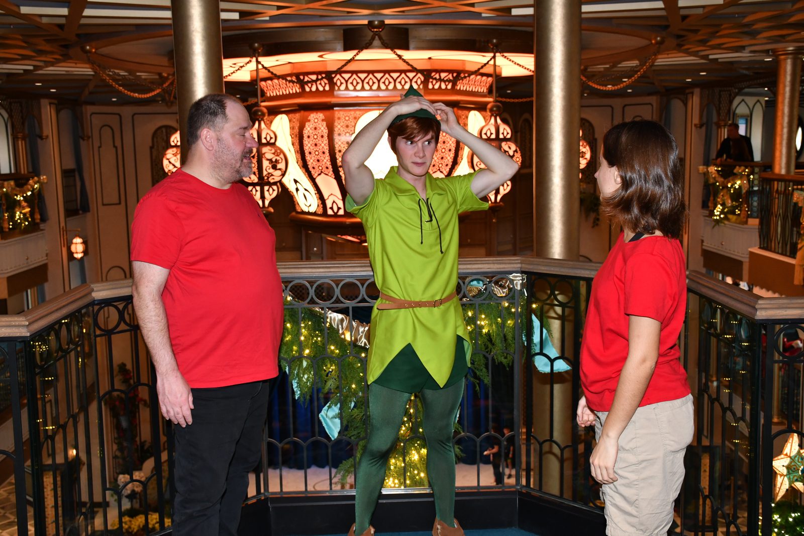 Group photo with Peter Pan