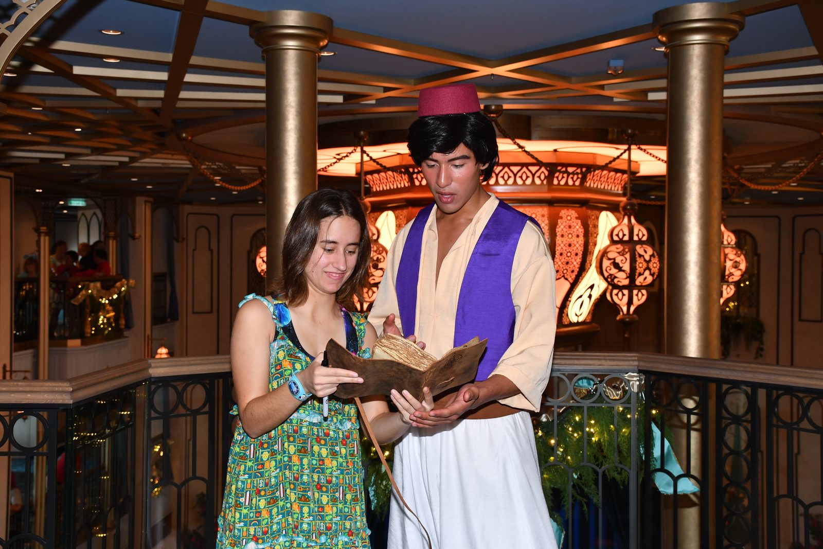 Lisa meets Aladdin