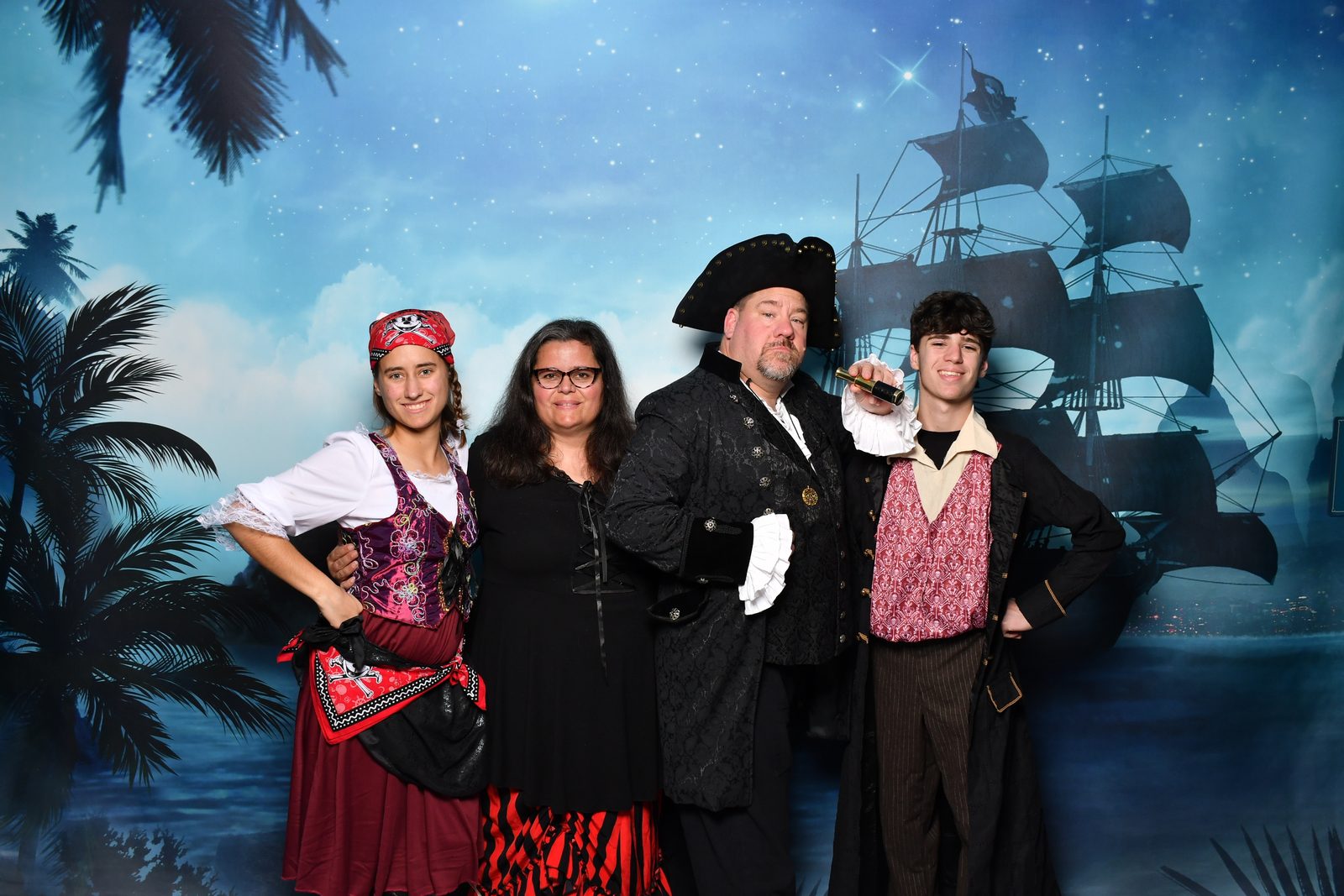 Dressed up for Pirate Night