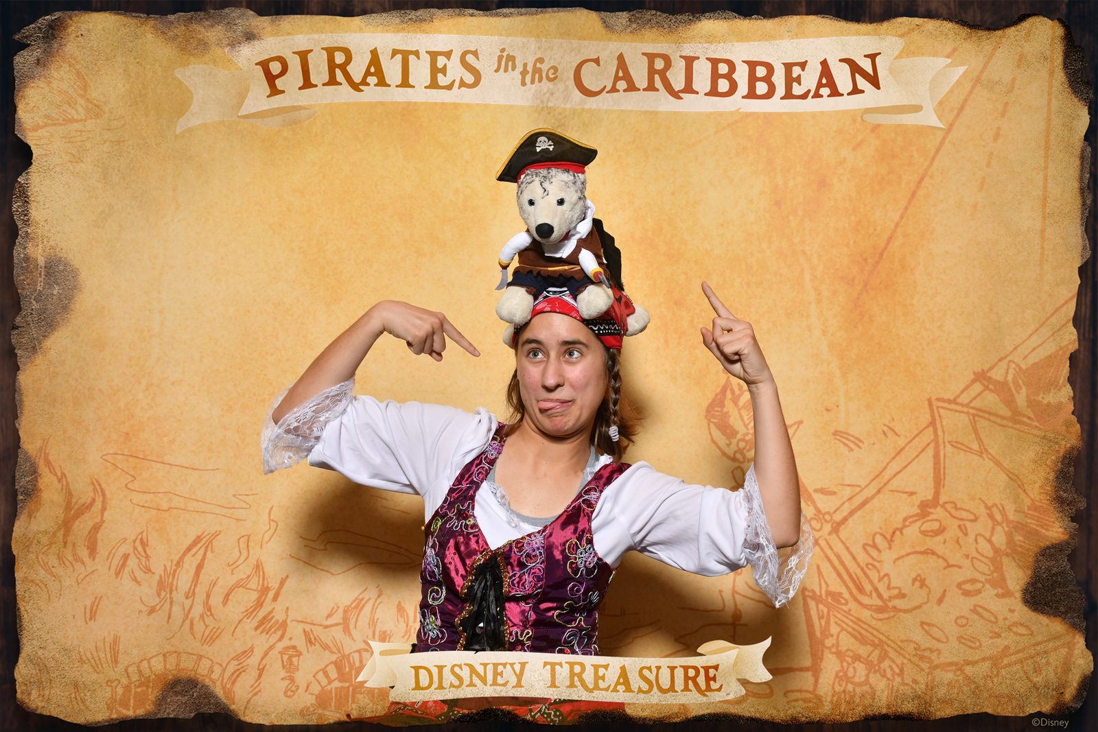 Lisa and Bob clowning around for our portrait