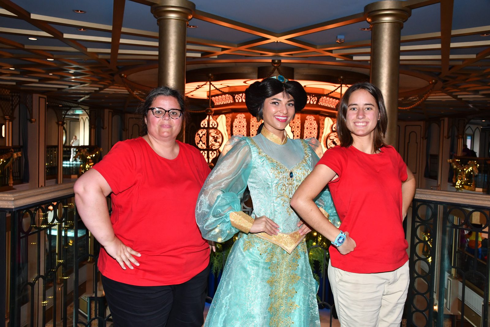Meeting Jasmine with Kathy and Thomas