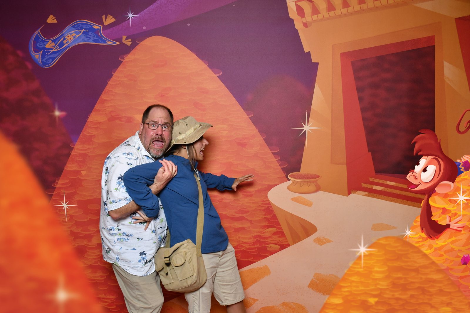 Cave of Wonders portrait with Michael