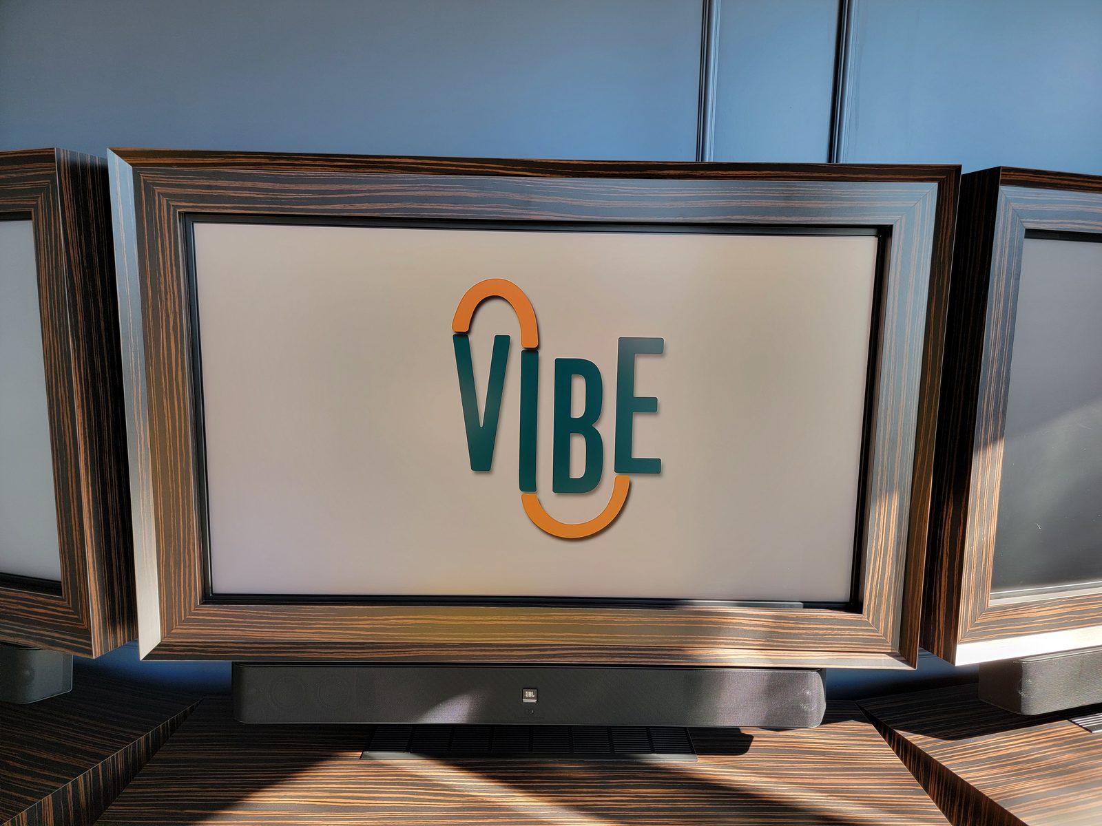 The Vibe teen club sign on the Treasure