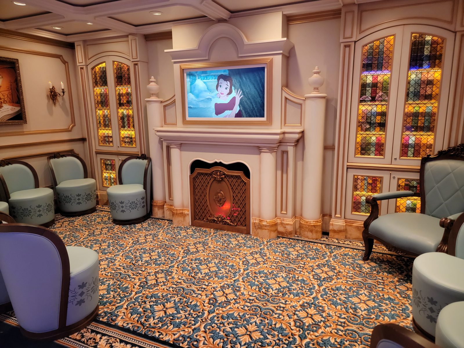 Inside Fairytale Hall in the Oceaneer Club