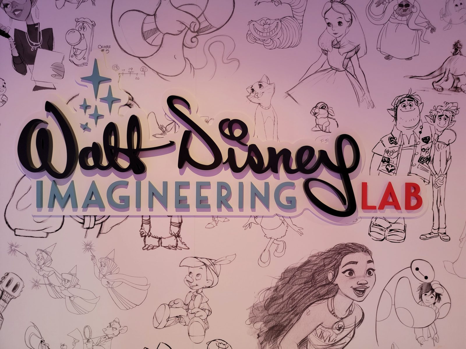 The Imagineering Lab sign in the Oceaneer Club