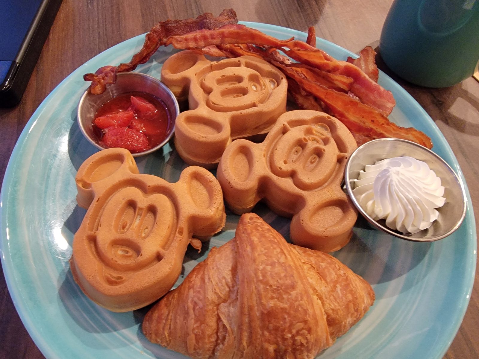 Mickey waffles at Marceline Market