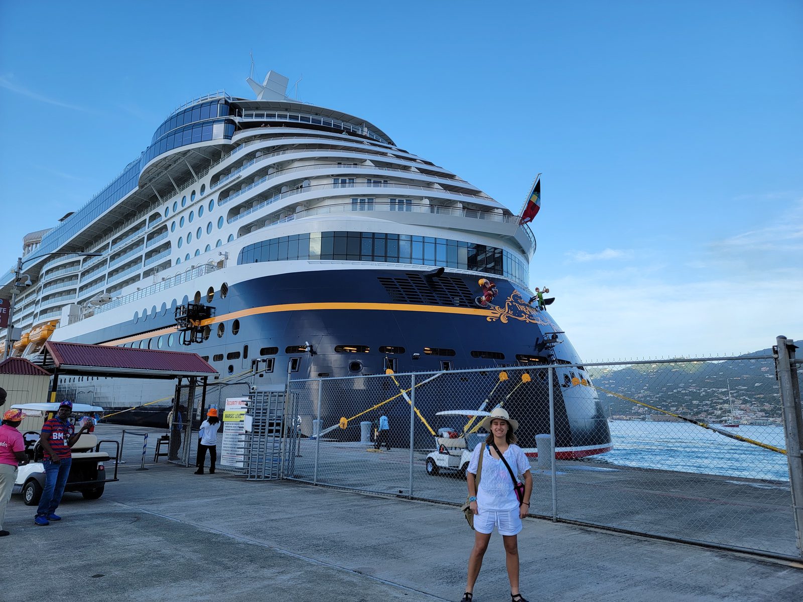 The Treasure docked at St. Thomas