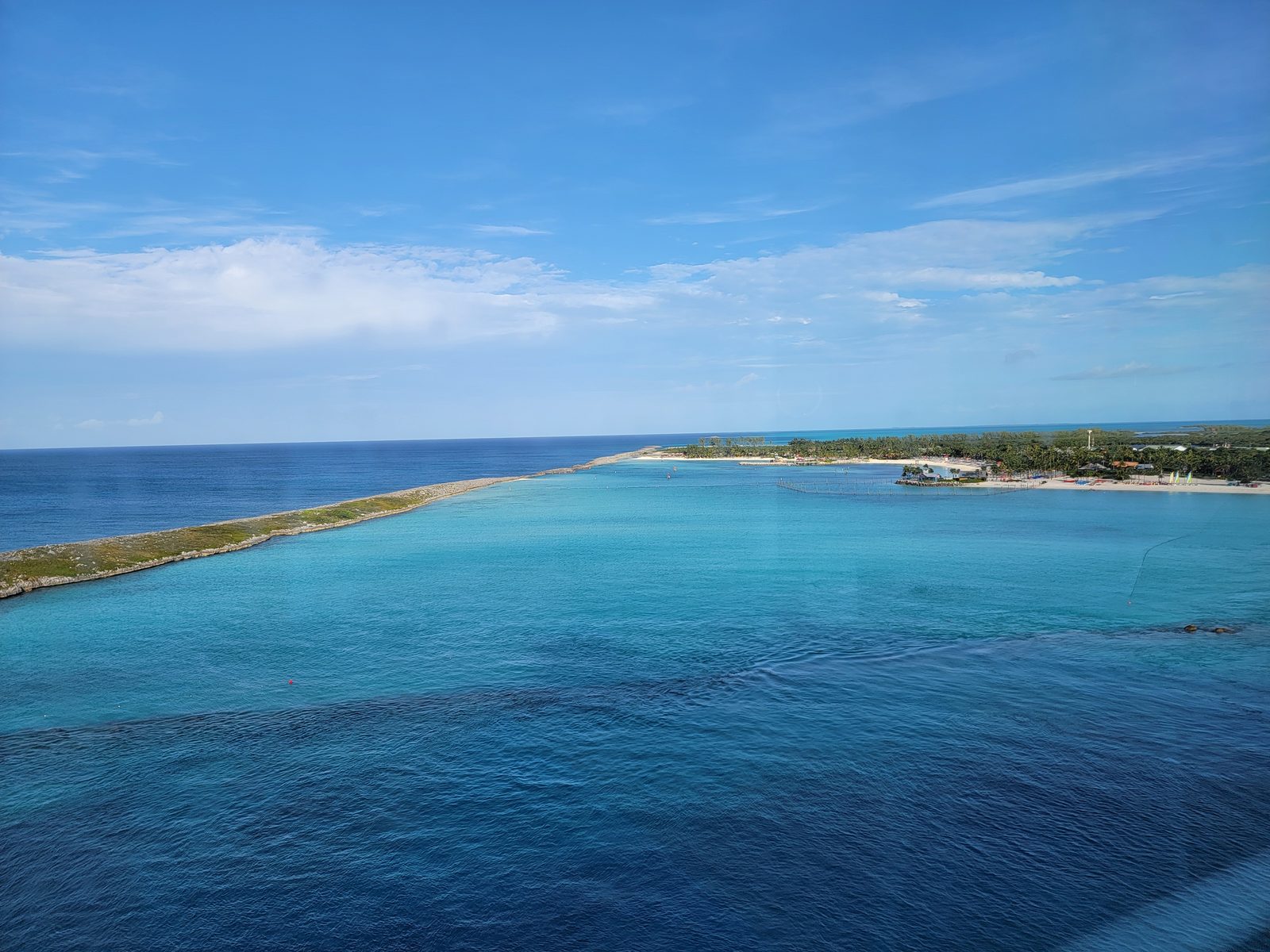 Castaway Cay from the ship