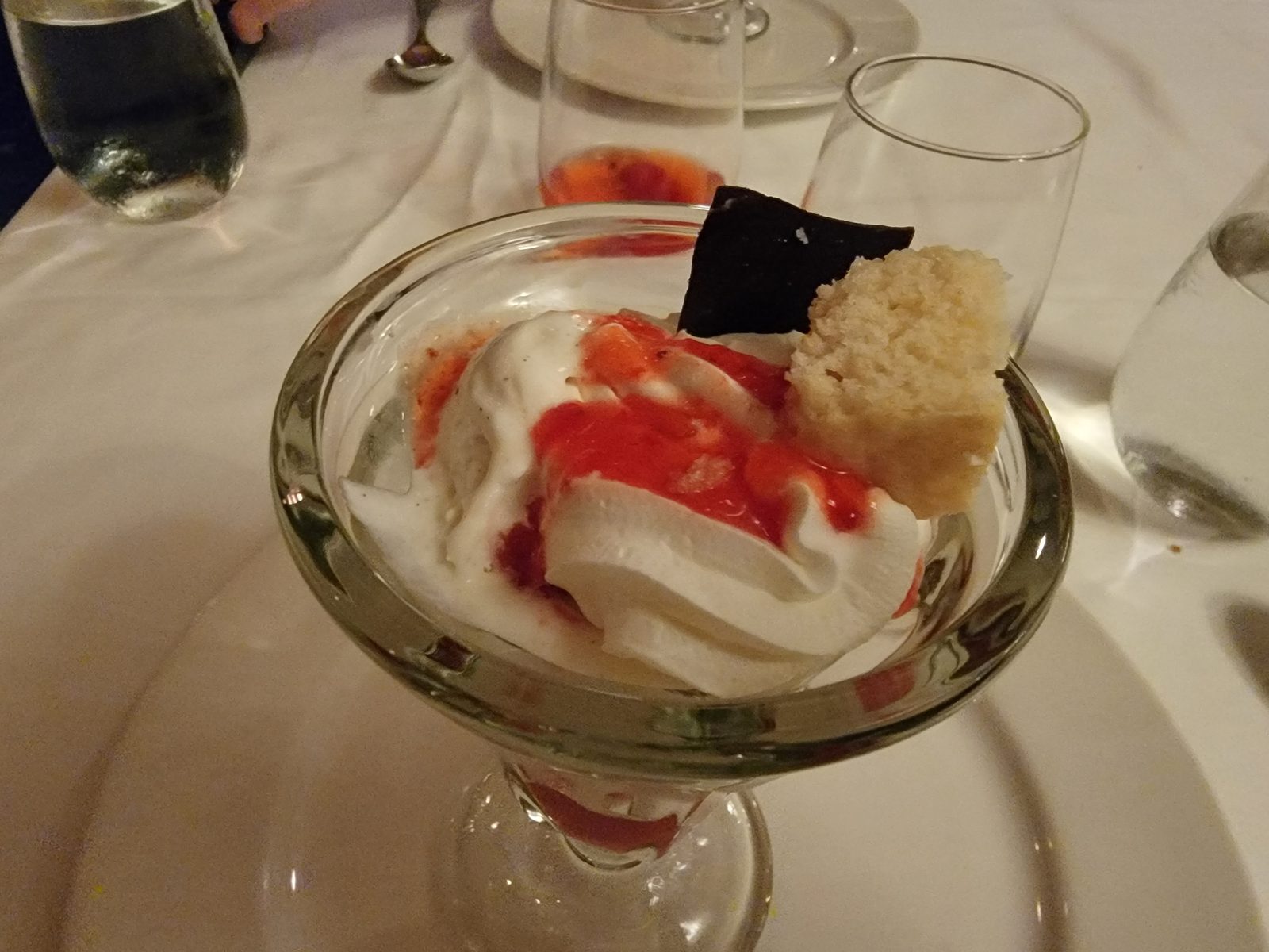 A parfait to finish the evening