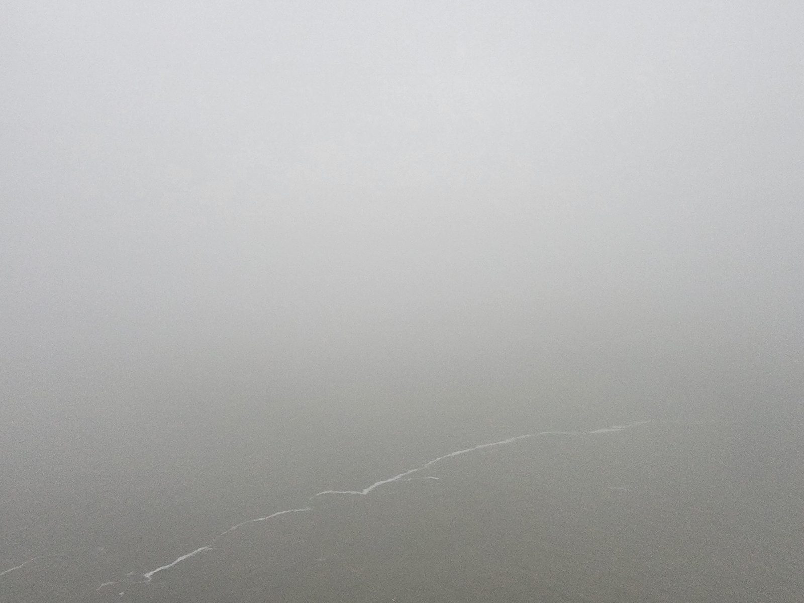 A very foggy morning in Galveston