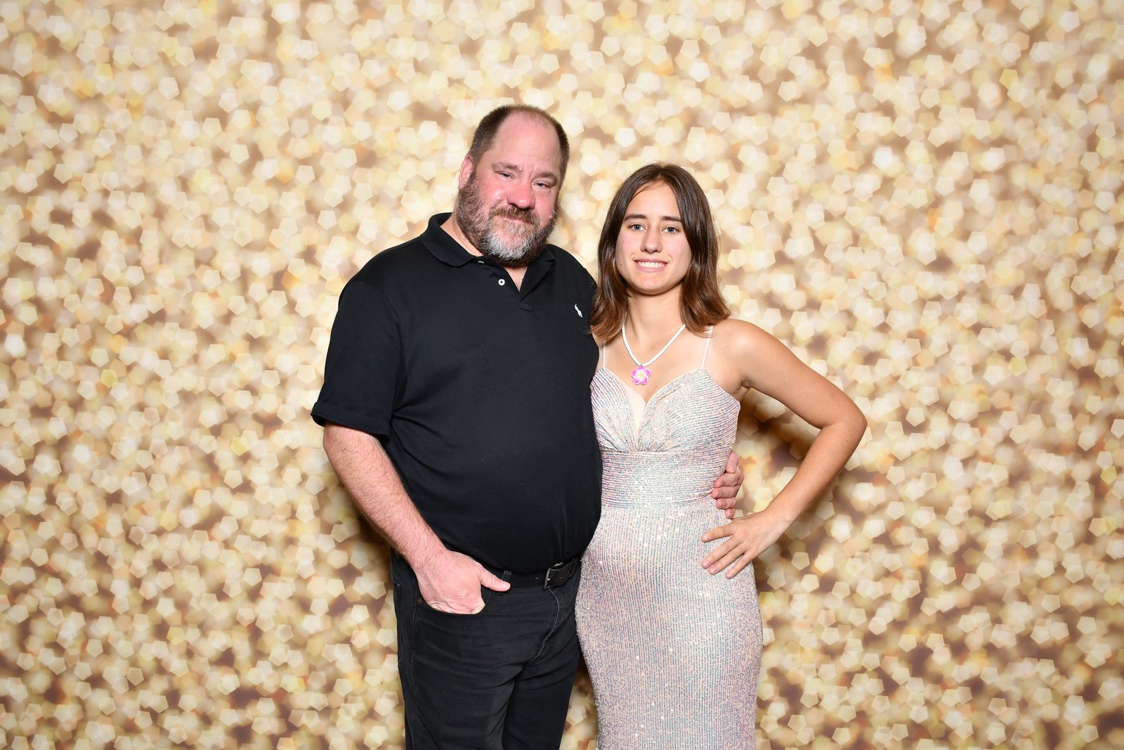 Lisa and Michael dressed up for formal night