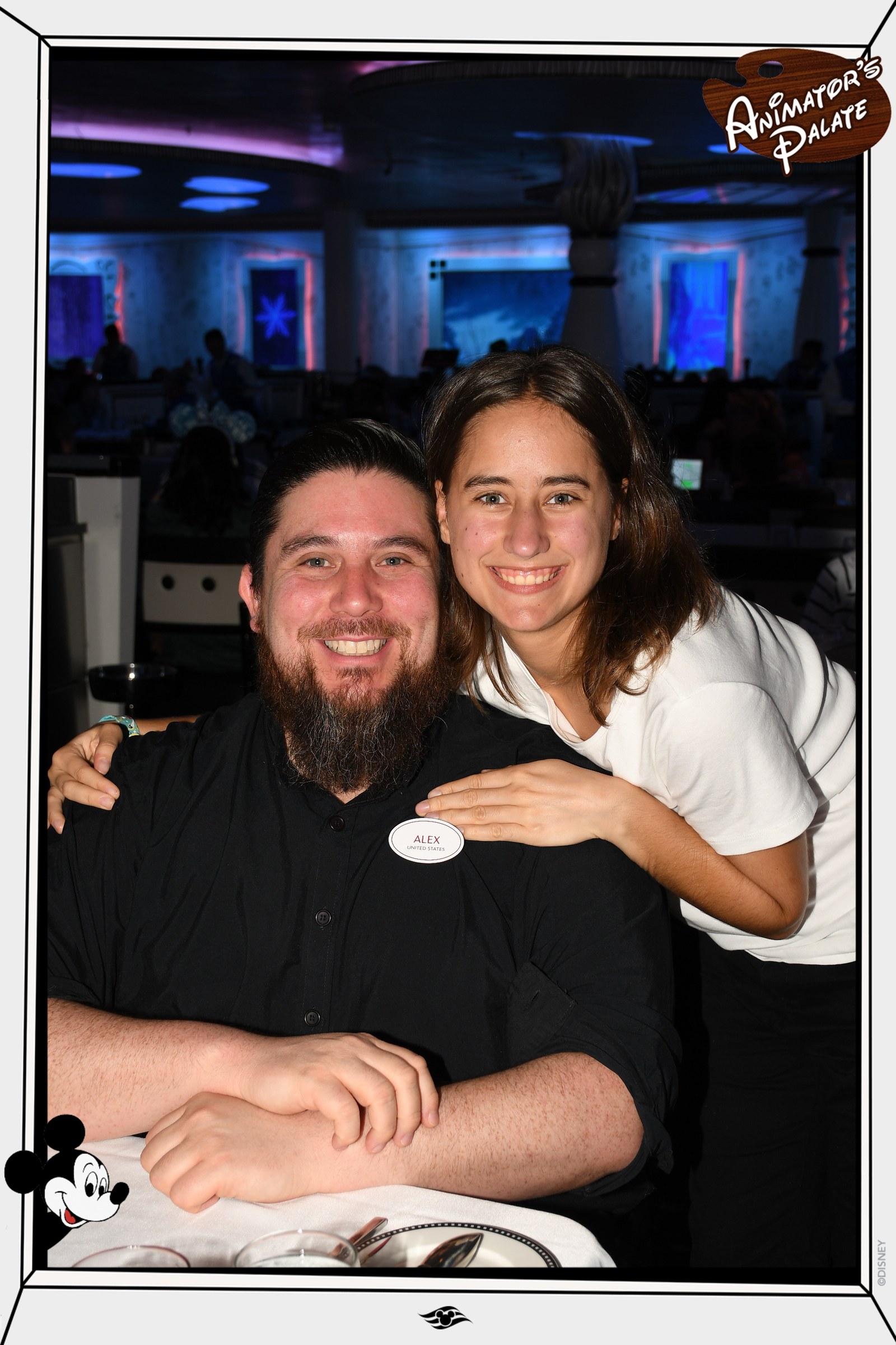 Alex with Lisa at Animator's Palate