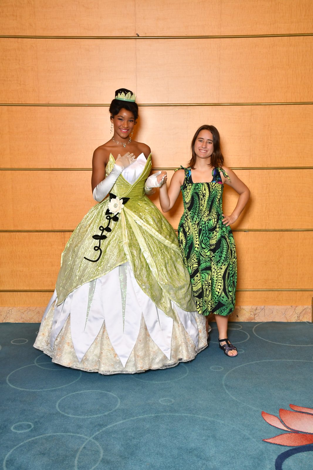 Tiana & Lisa on Crossing the Equator day