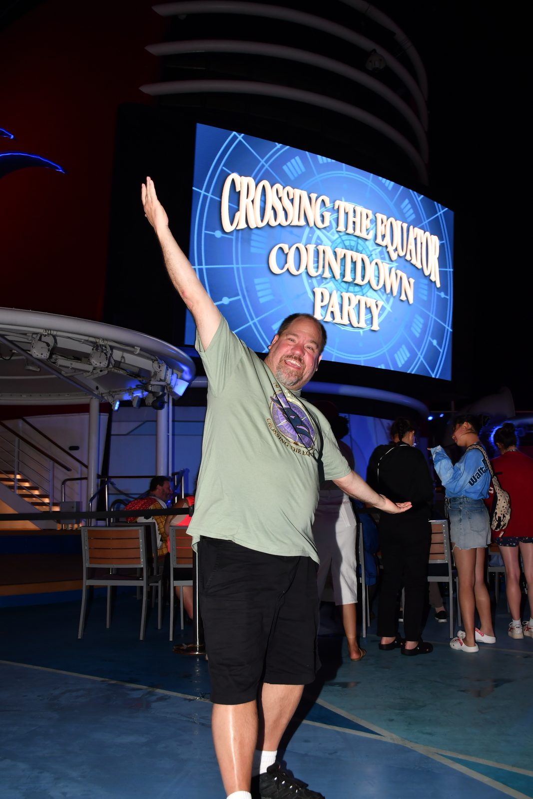 Dancing at the equator countdown party