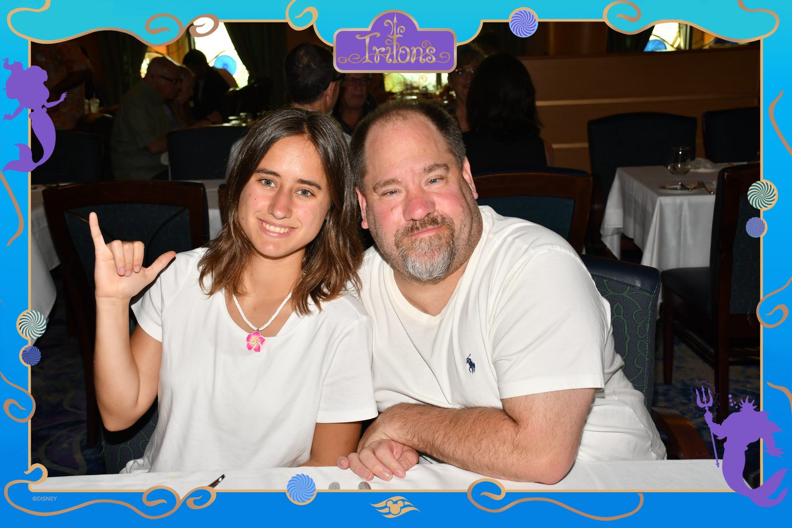 Dinner selfie at Triton's