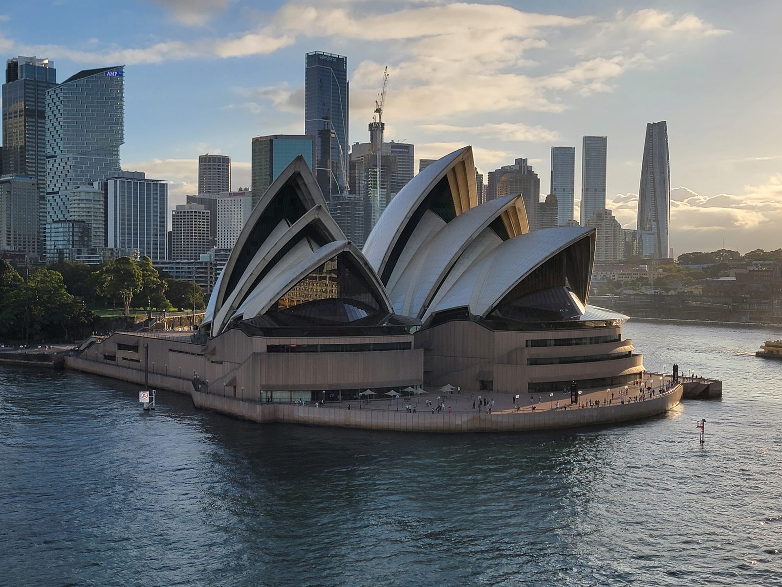 The Opera House as we pulled away from Sydney