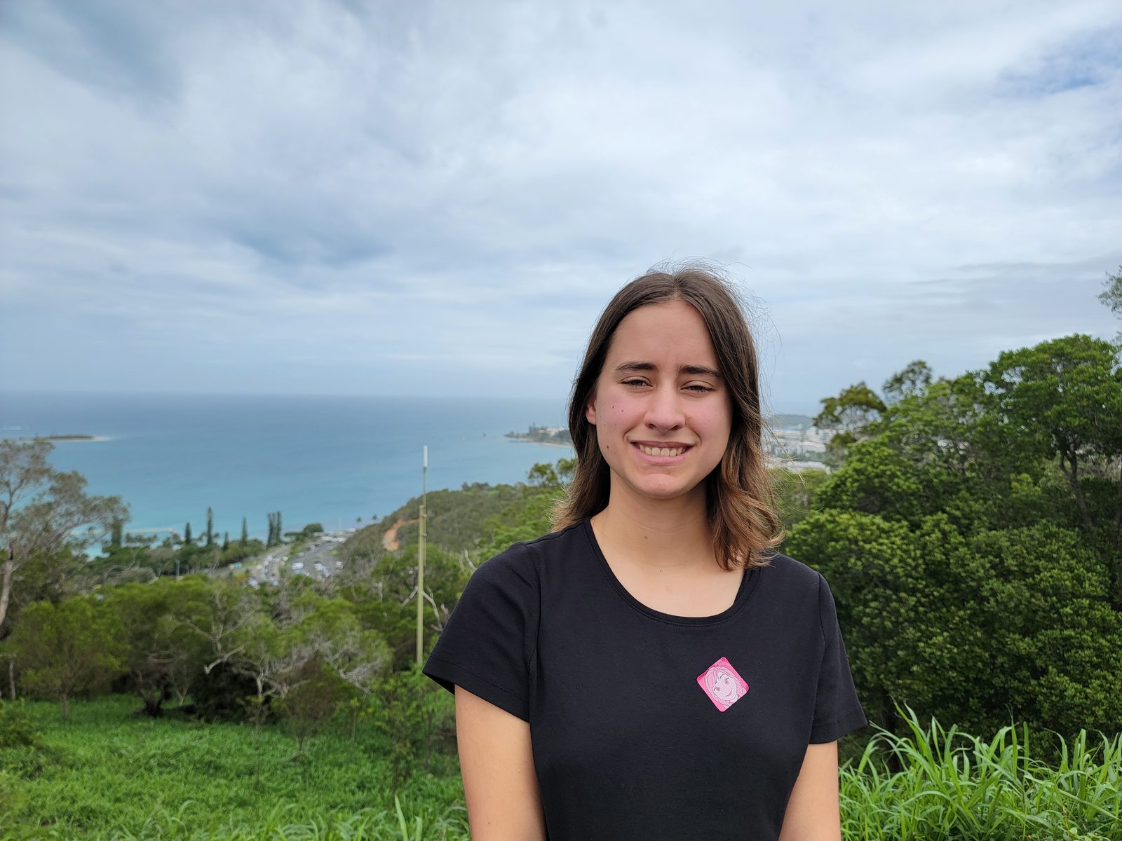 Lisa at Ouen Toro Lookout above Nouméa