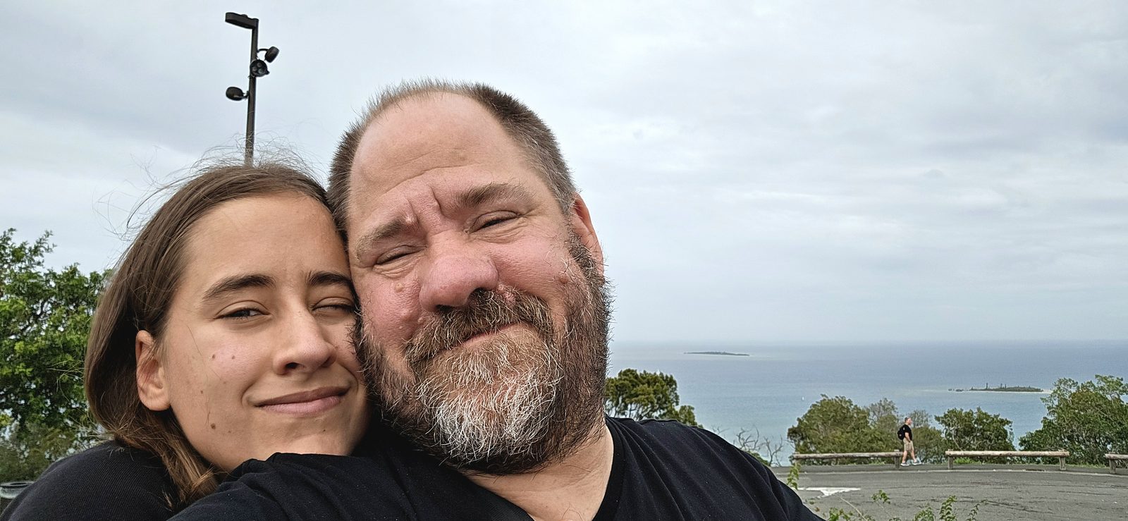Lisa and me at the Ouen Toro lookout