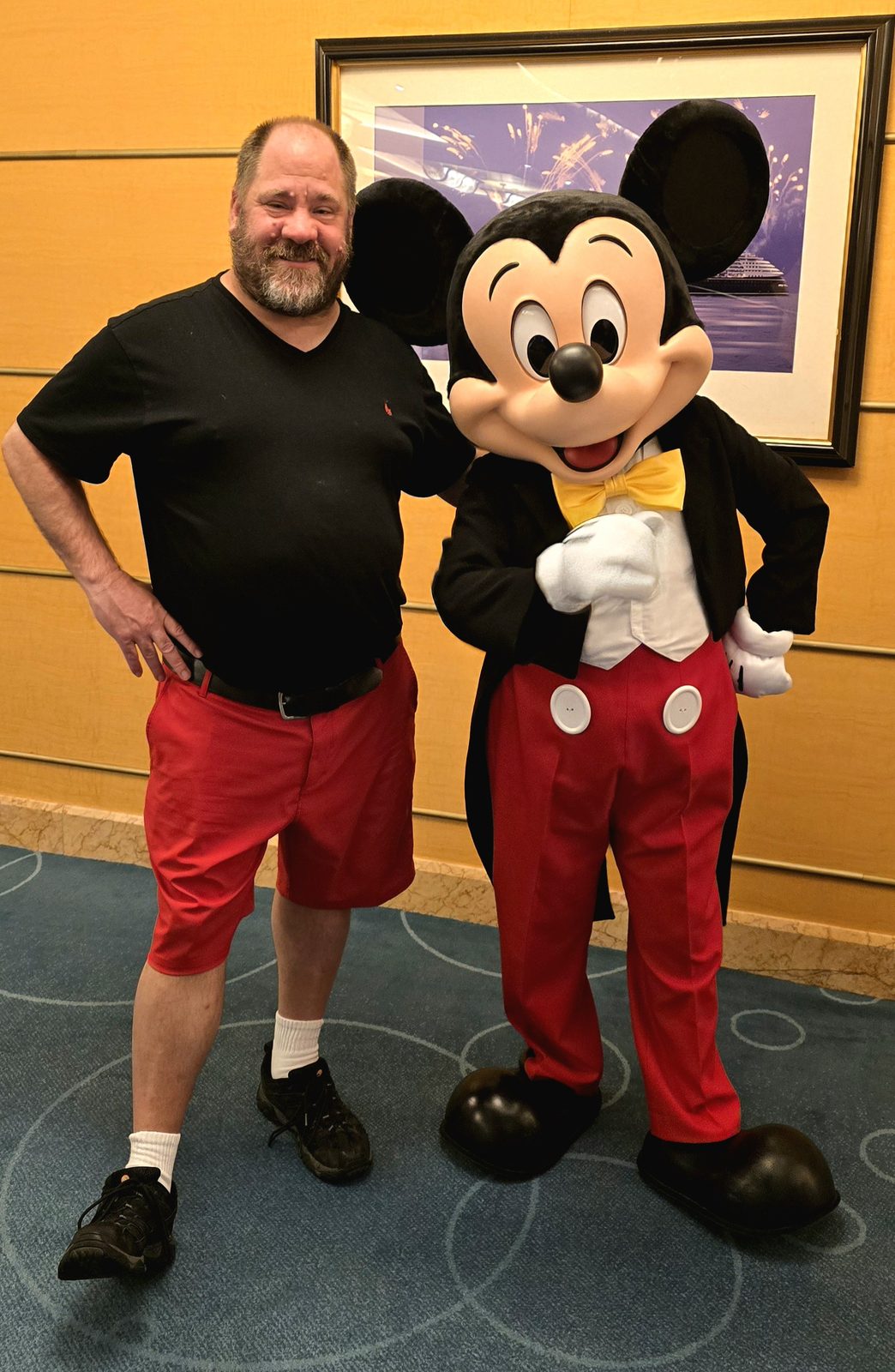 Michael meets Mickey Mouse