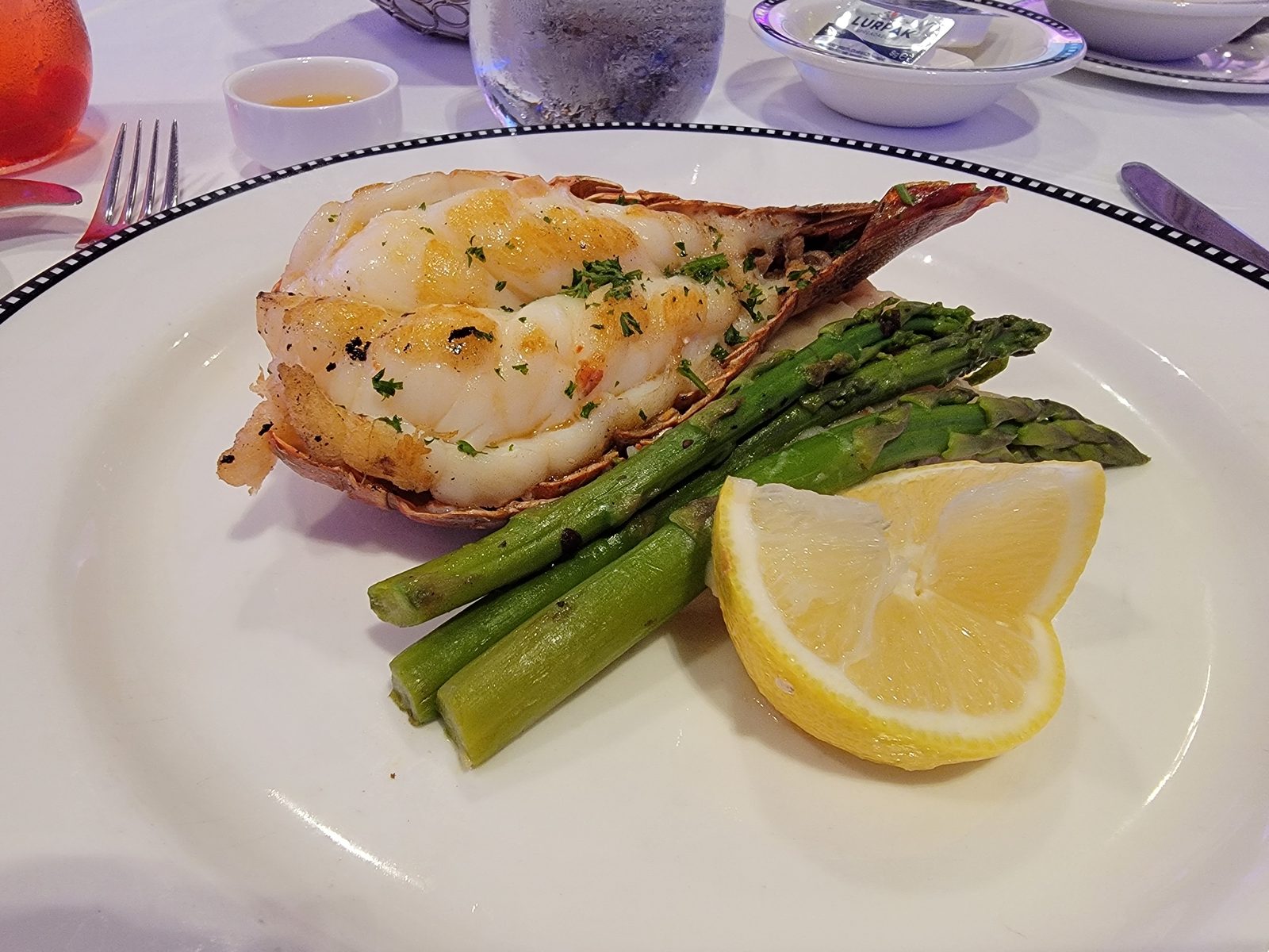 Lobster tail for dinner