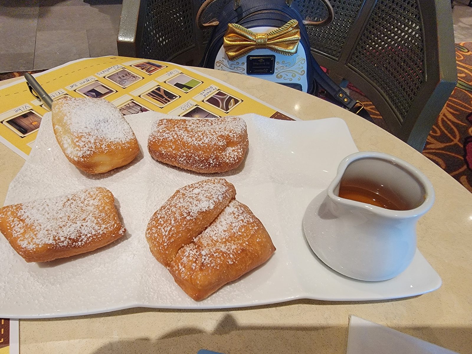 Beignets to share at morning happy hour