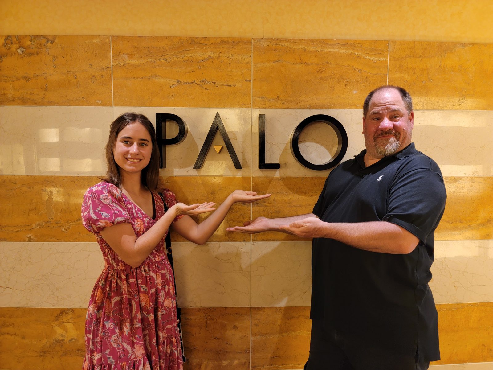 Lisa and Michael outside Palo