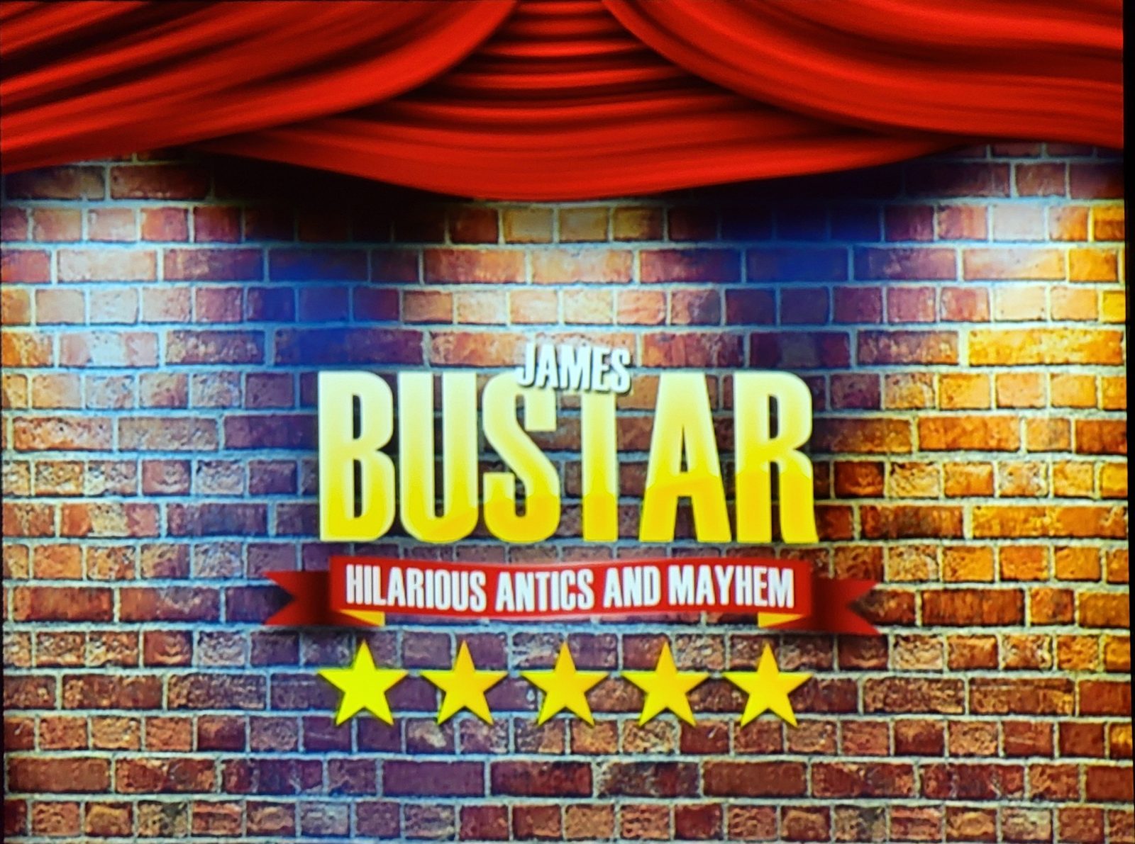 James Bustar takes the stage