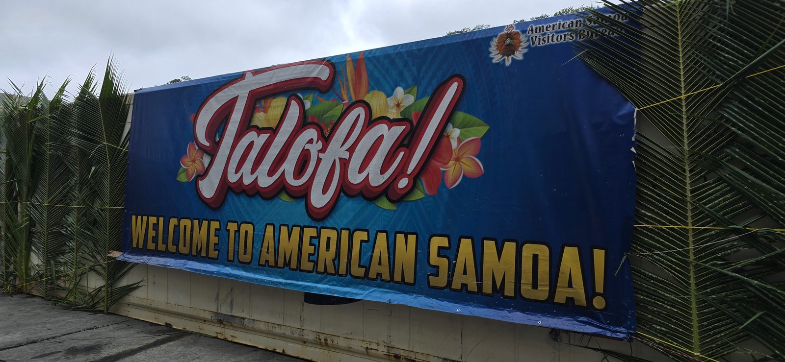 Talofa, welcoming us to American Samoa