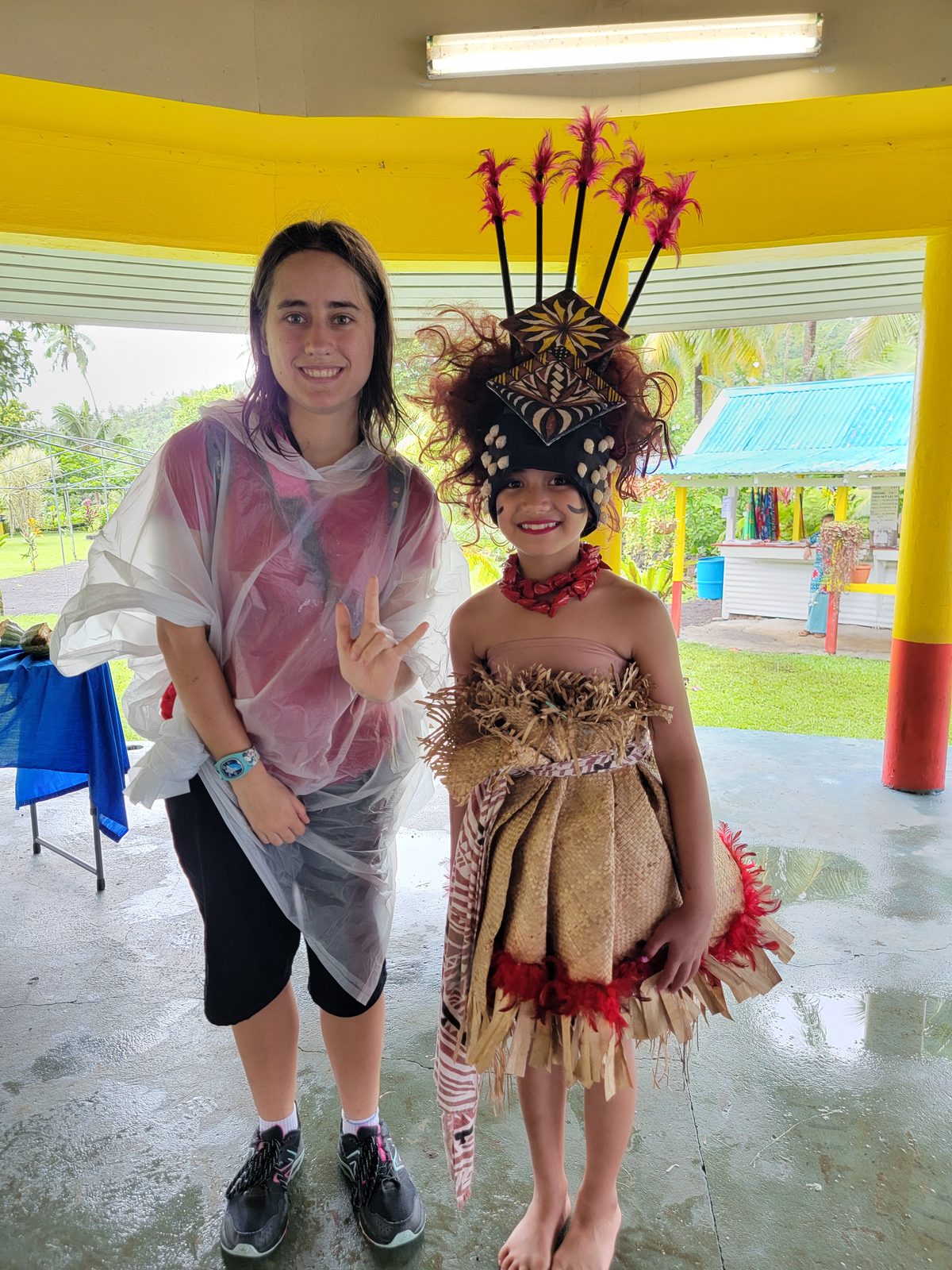 A young dancer in traditional dress