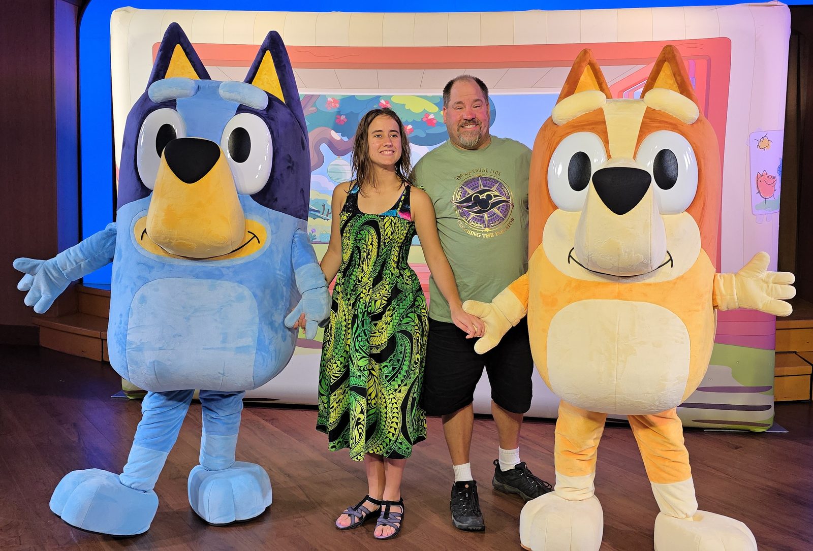 Meeting Bluey and Bingo