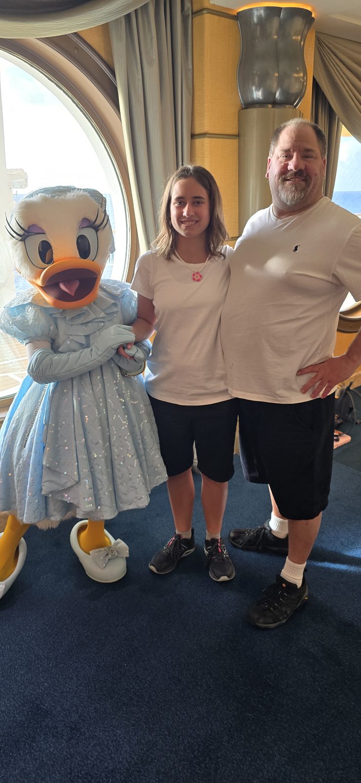 Michael and Kathy meet Daisy Duck