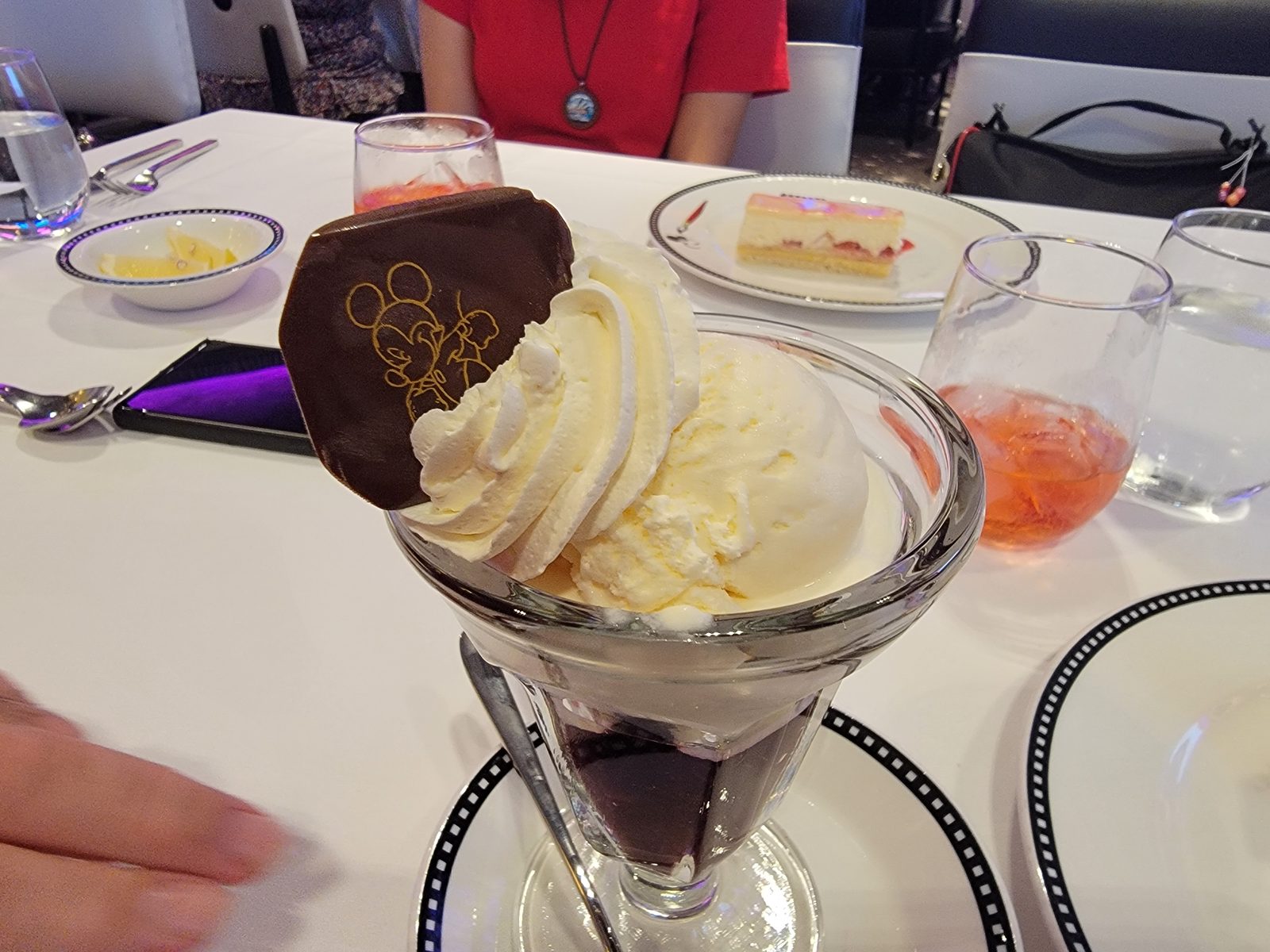A parfait to finish dinner