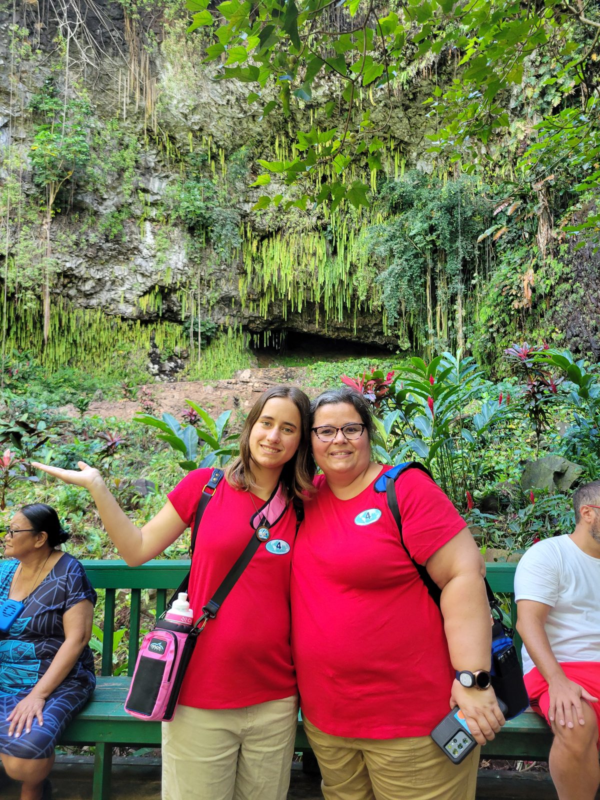 Kathy and Lisa at the fern grotto