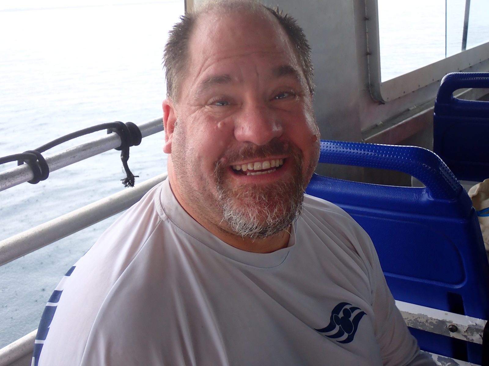On the snorkel boat