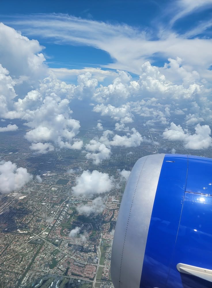 Clouds over South Florida