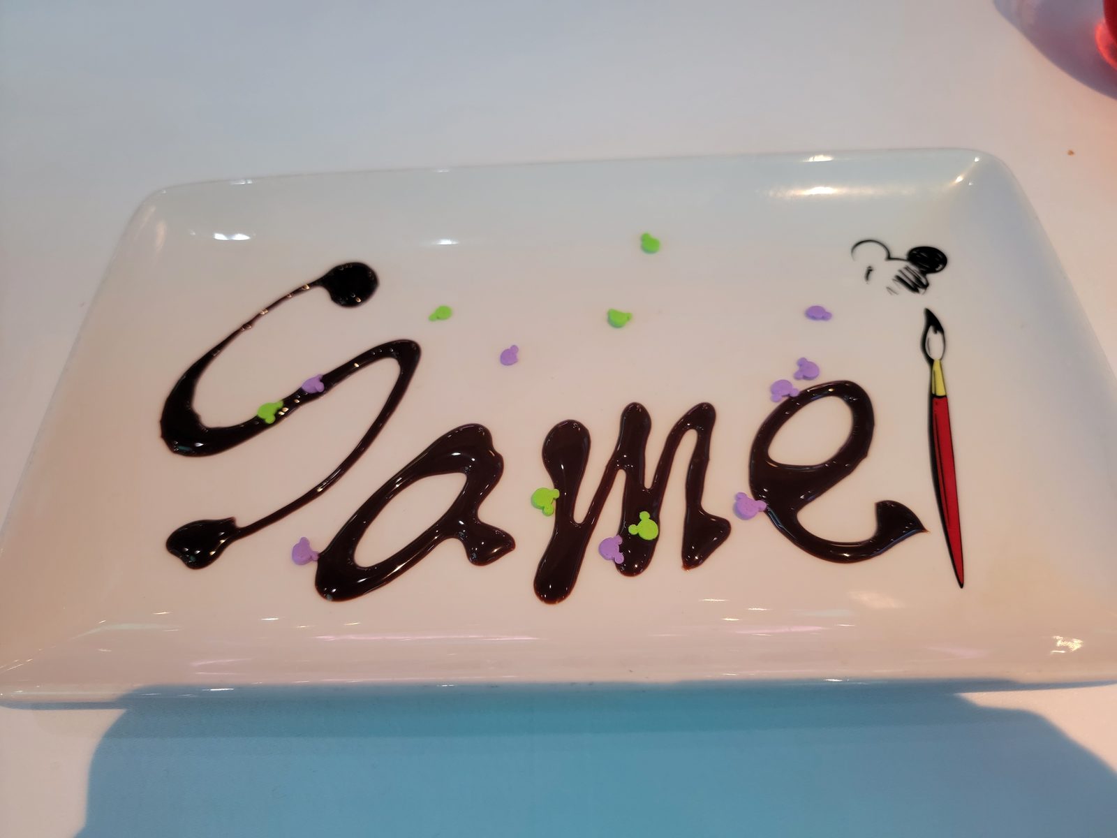 The plate painting itself at Animator's Palate