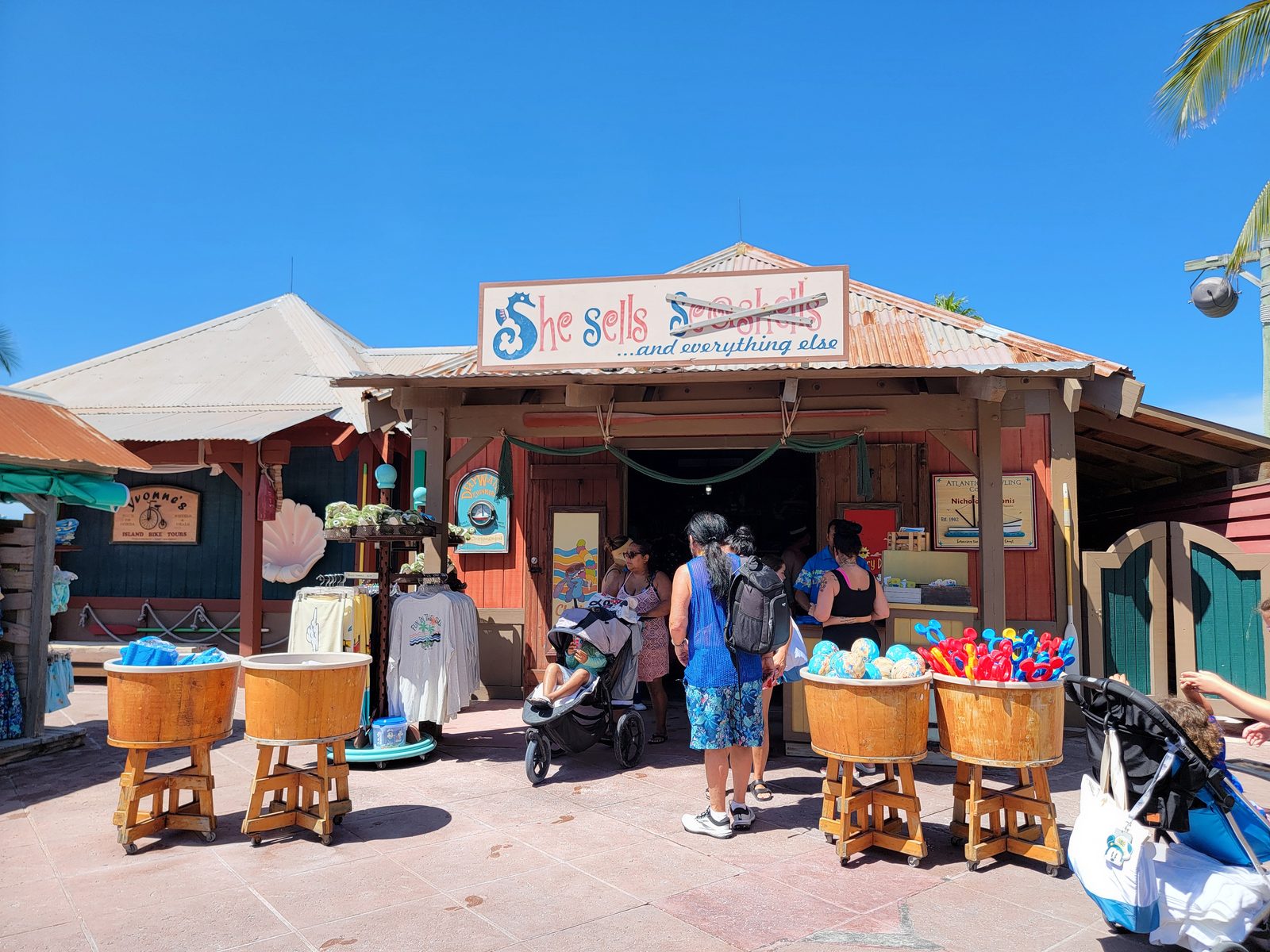Shopping at She Sells Seashells on Castaway Cay