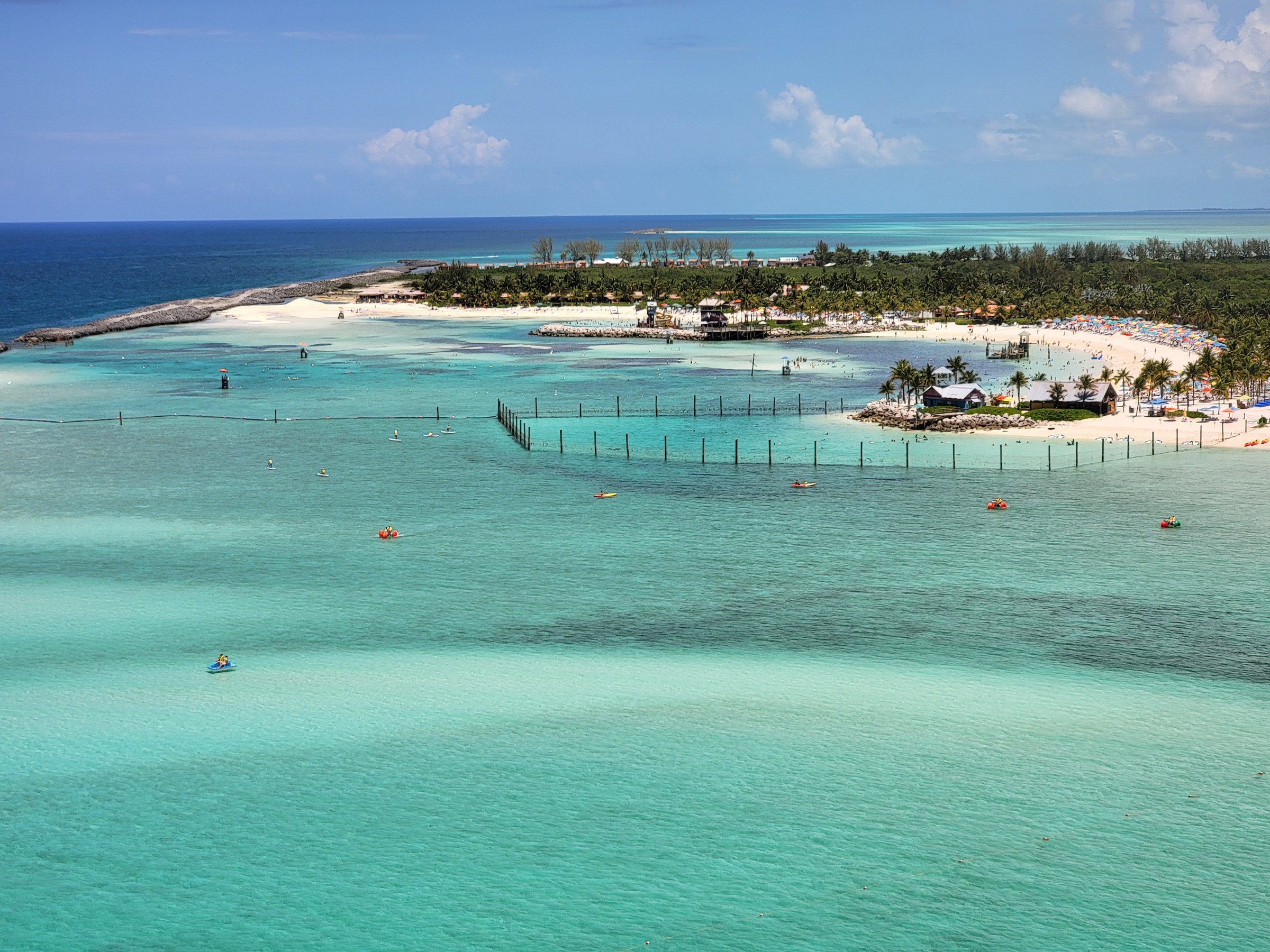 Castaway Cay from the top deck