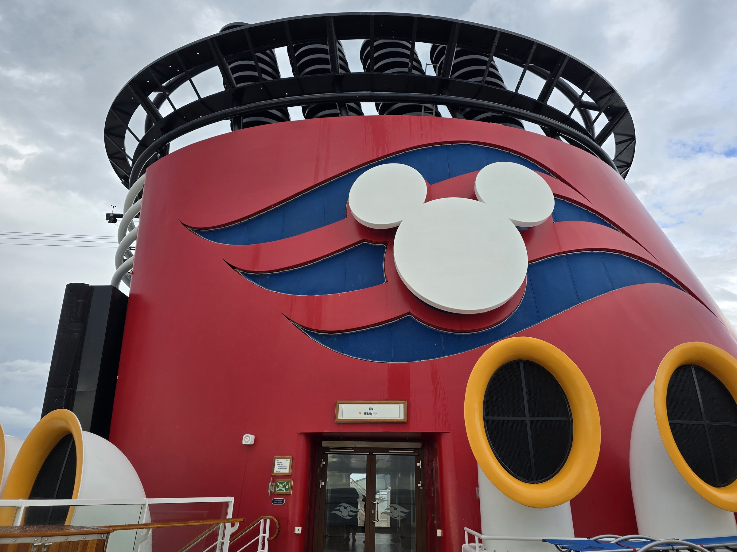 The forward funnel up close