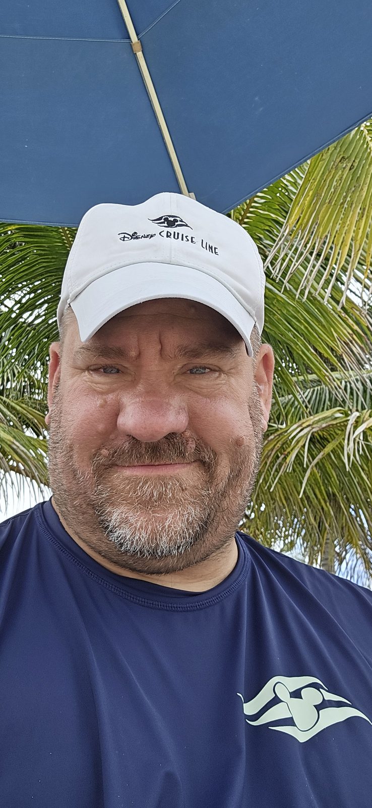 Beach portrait in a ballcap