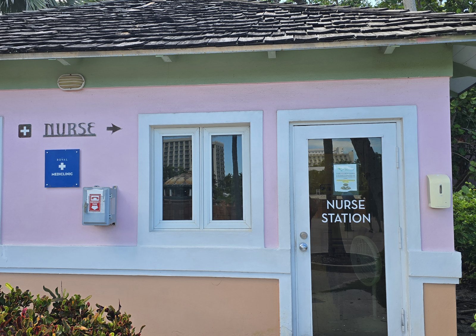 The Atlantis first aid station