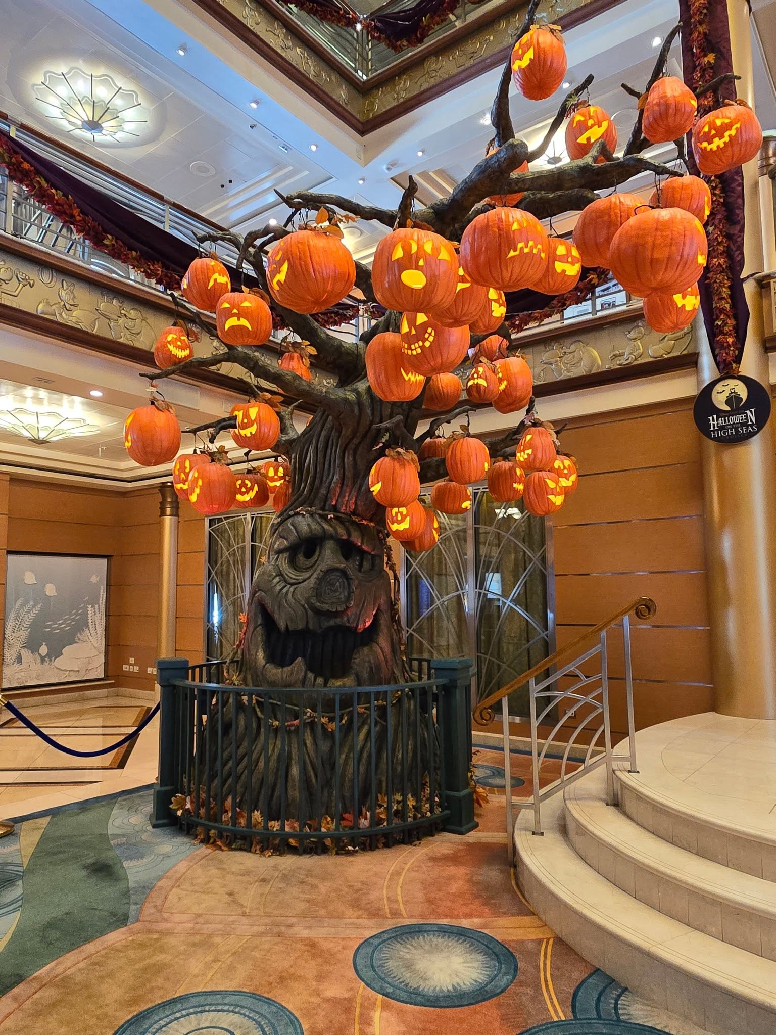Reap the Pumpkin Tree in the Lobby Atrium